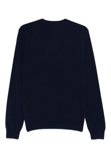 pullover  knit nero uomo navy COMME DES GARÇONS | FZ-N107-PER2